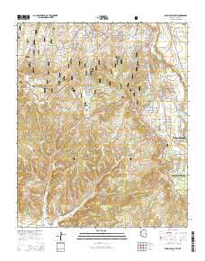 Show Low South Arizona Current topographic map, 1:24000 scale, 7.5 X 7.5 Minute, Year 2014