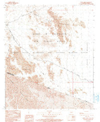 Sierra Arida Arizona Historical topographic map, 1:24000 scale, 7.5 X 7.5 Minute, Year 1990