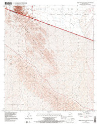 Sierra De La Lechuguilla Arizona Historical topographic map, 1:24000 scale, 7.5 X 7.5 Minute, Year 1996