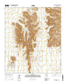 Sikort Chuapo Arizona Current topographic map, 1:24000 scale, 7.5 X 7.5 Minute, Year 2014