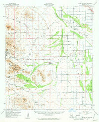 Silver Bell Peak Arizona Historical topographic map, 1:62500 scale, 15 X 15 Minute, Year 1959