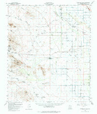 Silver Bell Peak Arizona Historical topographic map, 1:62500 scale, 15 X 15 Minute, Year 1959
