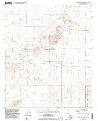 Silver Reef Mountains Arizona Historical topographic map, 1:24000 scale, 7.5 X 7.5 Minute, Year 1996