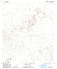 Silver Reef Mts. Arizona Historical topographic map, 1:24000 scale, 7.5 X 7.5 Minute, Year 1981