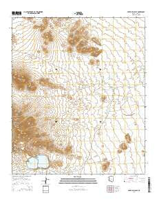 Silver Bell East Arizona Current topographic map, 1:24000 scale, 7.5 X 7.5 Minute, Year 2014