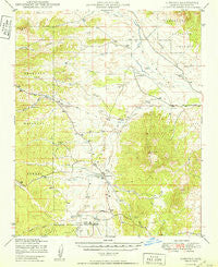 Simmons Arizona Historical topographic map, 1:62500 scale, 15 X 15 Minute, Year 1950