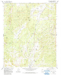Skull Valley Arizona Historical topographic map, 1:24000 scale, 7.5 X 7.5 Minute, Year 1979