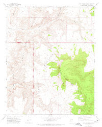 Snap Canyon East Arizona Historical topographic map, 1:24000 scale, 7.5 X 7.5 Minute, Year 1971