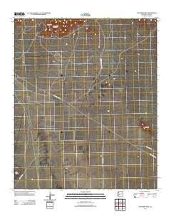 Socorro Mine Arizona Historical topographic map, 1:24000 scale, 7.5 X 7.5 Minute, Year 2011