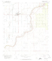 Somerton Arizona Historical topographic map, 1:24000 scale, 7.5 X 7.5 Minute, Year 1965