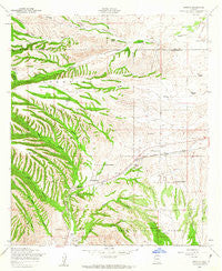 Sonoita Arizona Historical topographic map, 1:24000 scale, 7.5 X 7.5 Minute, Year 1958