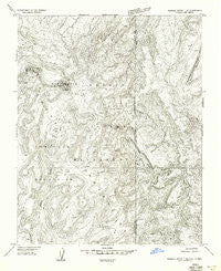 Sonsala Butte 1 NE Arizona Historical topographic map, 1:24000 scale, 7.5 X 7.5 Minute, Year 1955