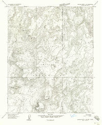 Sonsala Butte 1 SE Arizona Historical topographic map, 1:24000 scale, 7.5 X 7.5 Minute, Year 1955