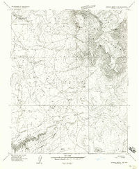 Sonsala Butte 1 SW Arizona Historical topographic map, 1:24000 scale, 7.5 X 7.5 Minute, Year 1955