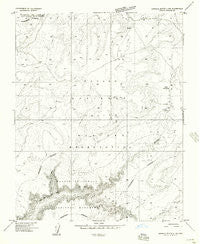 Sonsala Butte 4 NW Arizona Historical topographic map, 1:24000 scale, 7.5 X 7.5 Minute, Year 1955
