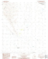 South of Bailey Peak Arizona Historical topographic map, 1:24000 scale, 7.5 X 7.5 Minute, Year 1988