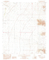 South of Quartzsite Arizona Historical topographic map, 1:24000 scale, 7.5 X 7.5 Minute, Year 1990