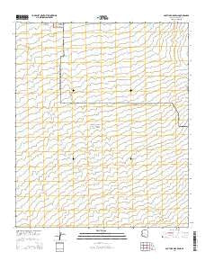 South of Gila Bend Arizona Current topographic map, 1:24000 scale, 7.5 X 7.5 Minute, Year 2014
