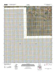South of Lukeville Arizona Historical topographic map, 1:24000 scale, 7.5 X 7.5 Minute, Year 2011