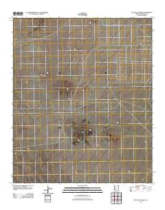 South of Theba Arizona Historical topographic map, 1:24000 scale, 7.5 X 7.5 Minute, Year 2011