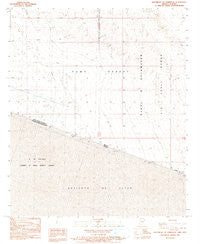 Southeast of Somerton Arizona Historical topographic map, 1:24000 scale, 7.5 X 7.5 Minute, Year 1990