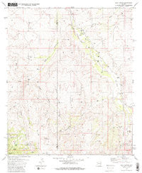 Soza Canyon Arizona Historical topographic map, 1:24000 scale, 7.5 X 7.5 Minute, Year 1981