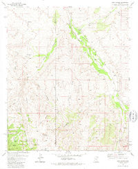 Soza Canyon Arizona Historical topographic map, 1:24000 scale, 7.5 X 7.5 Minute, Year 1981
