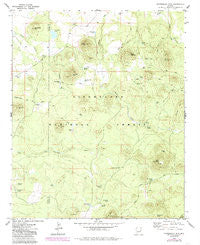 Sponseller Mtn. Arizona Historical topographic map, 1:24000 scale, 7.5 X 7.5 Minute, Year 1976