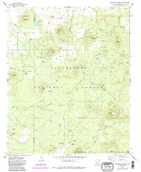 Sponseller Mtn. Arizona Historical topographic map, 1:24000 scale, 7.5 X 7.5 Minute, Year 1976