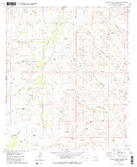 Spring Water Canyon Arizona Historical topographic map, 1:24000 scale, 7.5 X 7.5 Minute, Year 1981