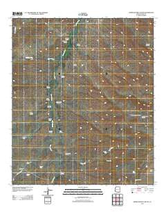 Spring Water Canyon Arizona Historical topographic map, 1:24000 scale, 7.5 X 7.5 Minute, Year 2012