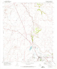 Springerville Arizona Historical topographic map, 1:24000 scale, 7.5 X 7.5 Minute, Year 1969