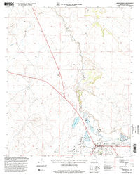 Springerville Arizona Historical topographic map, 1:24000 scale, 7.5 X 7.5 Minute, Year 1997