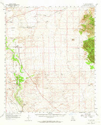St. David Arizona Historical topographic map, 1:62500 scale, 15 X 15 Minute, Year 1958