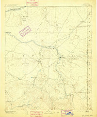 St Johns Arizona Historical topographic map, 1:250000 scale, 1 X 1 Degree, Year 1892