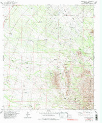 Stevens Mtn. Arizona Historical topographic map, 1:24000 scale, 7.5 X 7.5 Minute, Year 1979