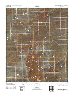 Stinking Springs Mountain Arizona Historical topographic map, 1:24000 scale, 7.5 X 7.5 Minute, Year 2011