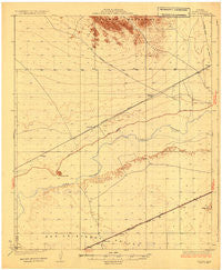 Stoval Arizona Historical topographic map, 1:62500 scale, 15 X 15 Minute, Year 1930