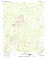 Strawberry Crater Arizona Historical topographic map, 1:24000 scale, 7.5 X 7.5 Minute, Year 1969