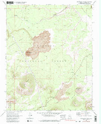 Strawberry Crater Arizona Historical topographic map, 1:24000 scale, 7.5 X 7.5 Minute, Year 1969