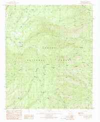 Strayhorse Arizona Historical topographic map, 1:24000 scale, 7.5 X 7.5 Minute, Year 1991
