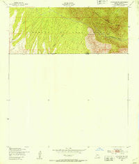 Sunnyside SE Arizona Historical topographic map, 1:24000 scale, 7.5 X 7.5 Minute, Year 1948