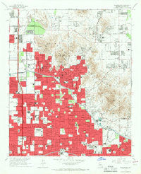 Sunnyslope Arizona Historical topographic map, 1:24000 scale, 7.5 X 7.5 Minute, Year 1965