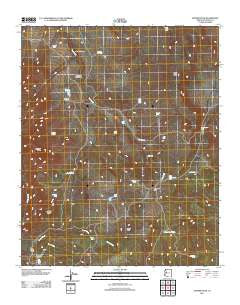 Sunrise Peak Arizona Historical topographic map, 1:24000 scale, 7.5 X 7.5 Minute, Year 2011