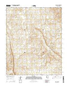 Supai Camp Arizona Current topographic map, 1:24000 scale, 7.5 X 7.5 Minute, Year 2014