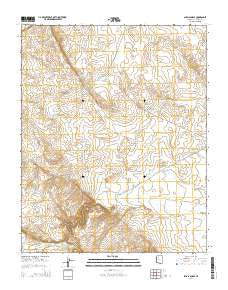Supai Camp SE Arizona Current topographic map, 1:24000 scale, 7.5 X 7.5 Minute, Year 2014