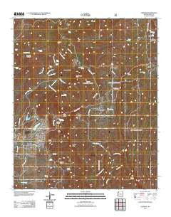 Superior Arizona Historical topographic map, 1:24000 scale, 7.5 X 7.5 Minute, Year 2011
