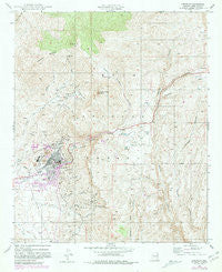 Superior Arizona Historical topographic map, 1:24000 scale, 7.5 X 7.5 Minute, Year 1948
