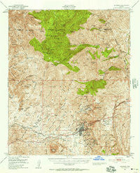 Superior Arizona Historical topographic map, 1:62500 scale, 15 X 15 Minute, Year 1948