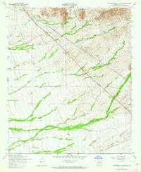 Superstition Mts. SW Arizona Historical topographic map, 1:24000 scale, 7.5 X 7.5 Minute, Year 1956